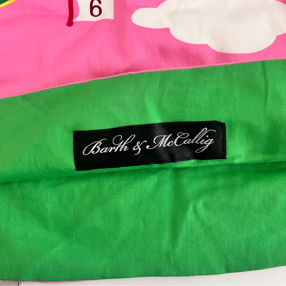 Barth & McCallig Colorful Flags Golf Shoe Dust Bag - Picture 3 of 3